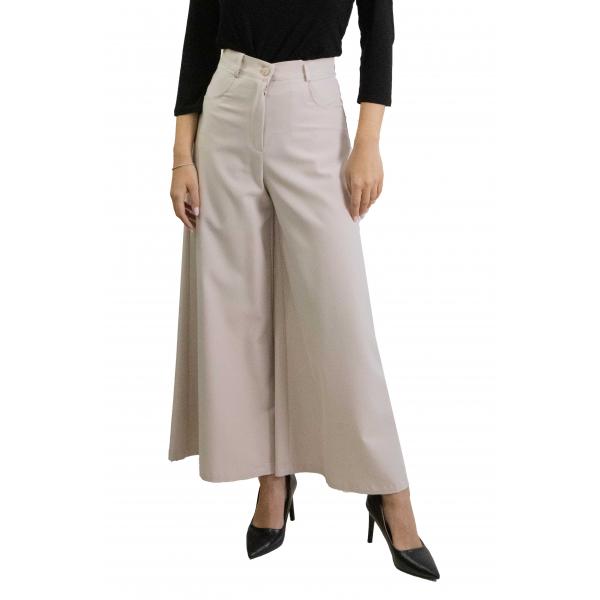 Pantalone palazzo con bottone  Options
